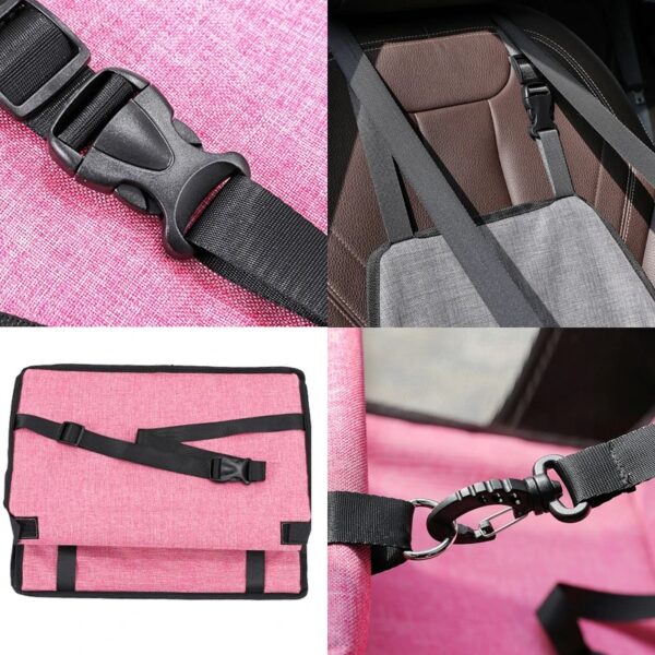 Dog Car Seat Cover Folding Hammock Pet Carriers Bag Basket Carrying For Cats Stable Foldable Travel Pet Dog Car Seat - Image 5