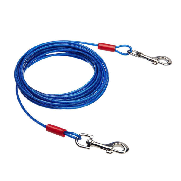 Double Hook Wire Rope Dog Leash - Image 2