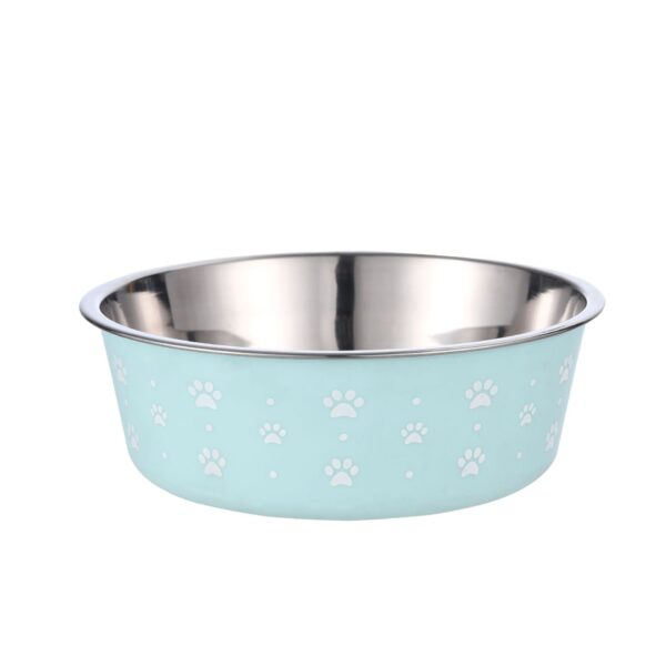 Pet Supplies Pet Stainless Steel Food Bowl - Image 3