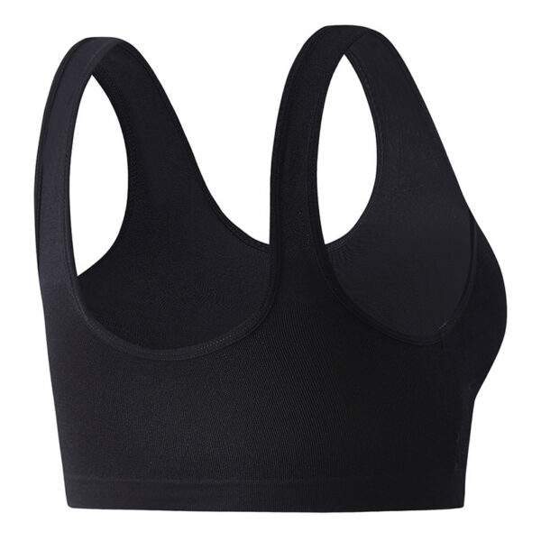 Front Zipper Sports Bra Shockproof High Strength Beauty Back - Image 4