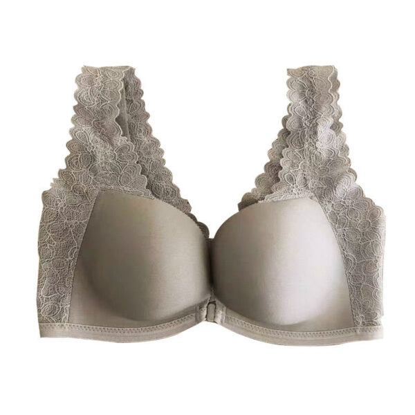 Front Buckle Push Up Breast Holding Seamless Comfort Women's Underwear - Image 4