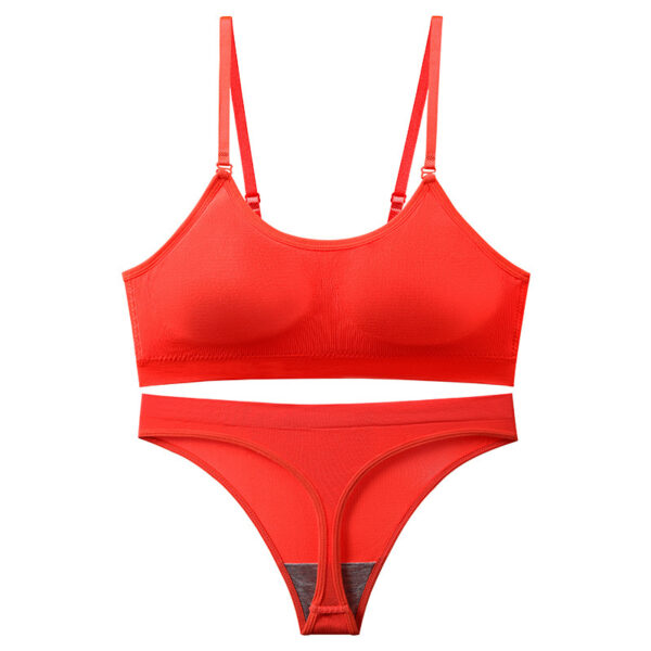 Women's Strapless Thin Tank Top Shorts Set - Image 3