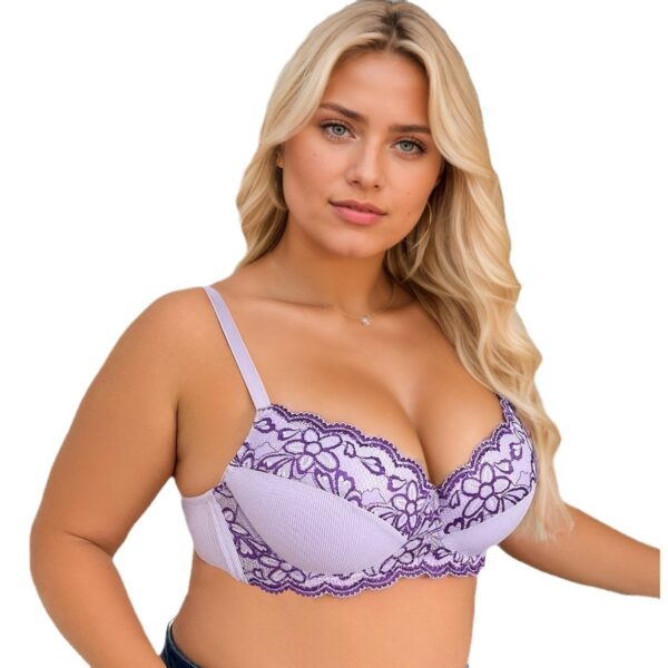 Plus Size Thin Bra Beauty Back Sexy Underwear - Image 2