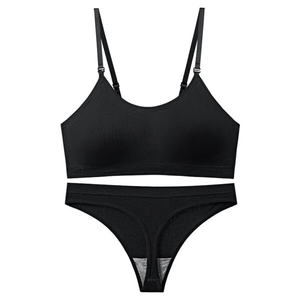 Women's Strapless Thin Tank Top Shorts Set - Image 4