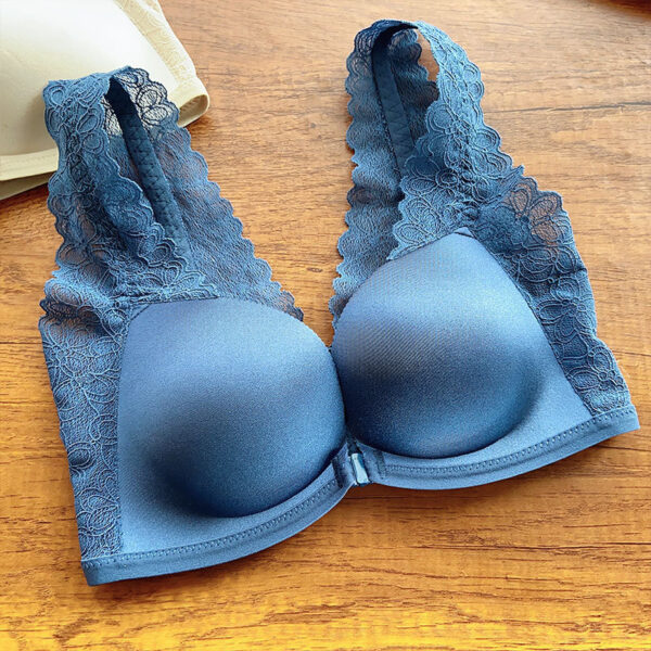 Front Buckle Push Up Breast Holding Seamless Comfort Women's Underwear