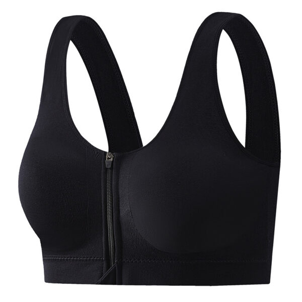Front Zipper Sports Bra Shockproof High Strength Beauty Back - Image 7