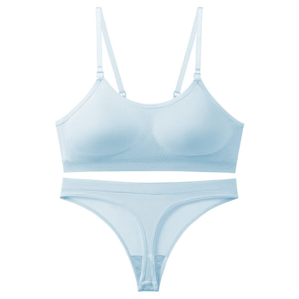 Women's Strapless Thin Tank Top Shorts Set - Image 2
