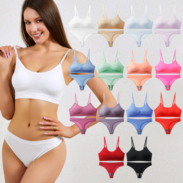 Women's Strapless Thin Tank Top Shorts Set