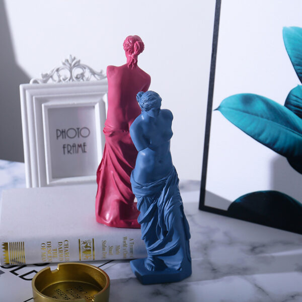 Venus Plaster Sculpture Statue Decoration Home Decoration Living Room - Image 3