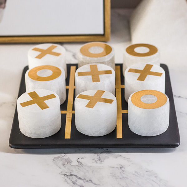 Living Room Marble Chessboard Decoration Home Decoration - Image 3