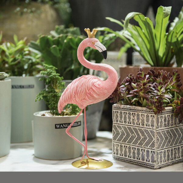 Flamingo Decoration Crafts Home Decoration Living Room Soft Decoration - Image 2