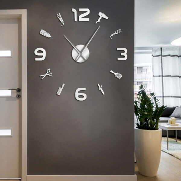 Home Living Room Decoration Wall Sticker Clock - Image 3