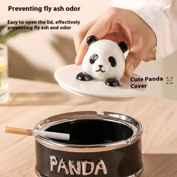 Creative Panda Ashtray Home Living Room Decoration - Image 4
