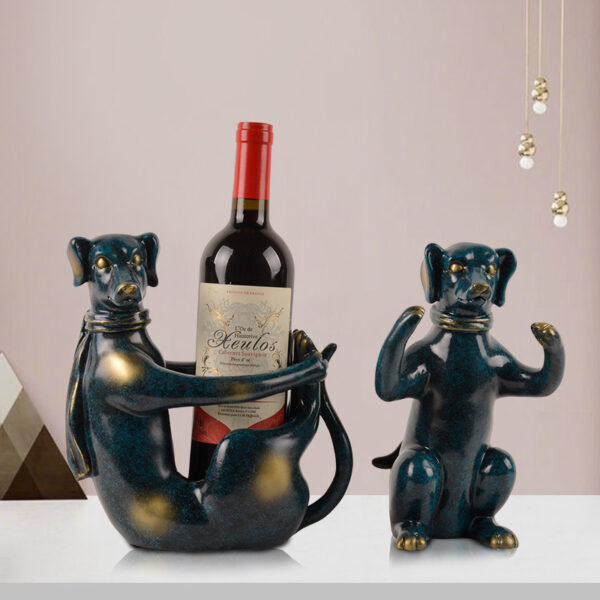 Home Wine Rack Decoration European Luxury Home Living Room - Image 2