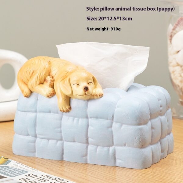 Cat Tissue Box Home Living Room Decoration - Image 2