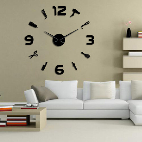 Home Living Room Decoration Wall Sticker Clock - Image 4