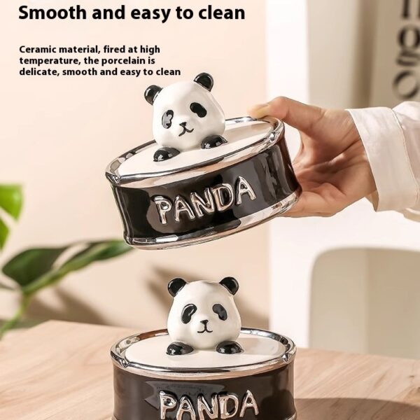Creative Panda Ashtray Home Living Room Decoration - Image 3