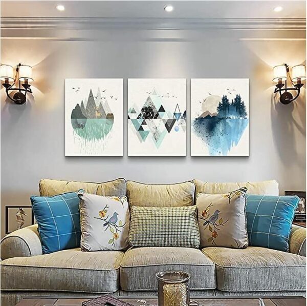 Abstract Living Room Home Decoration - Image 8