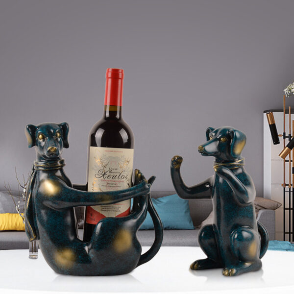 Home Wine Rack Decoration European Luxury Home Living Room - Image 5