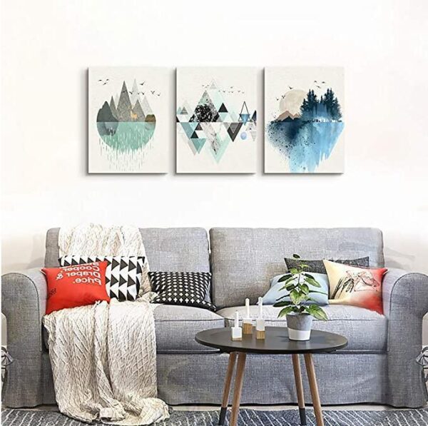 Abstract Living Room Home Decoration - Image 3